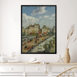 Obraz w ramie Camille Pissarro "Most Pont-Neuf" - reprodukcja