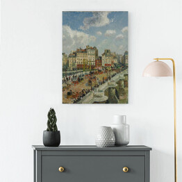 Obraz na płótnie Camille Pissarro "Most Pont-Neuf" - reprodukcja