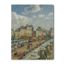 Obraz na płótnie Camille Pissarro "Most Pont-Neuf" - reprodukcja