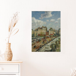 Plakat Camille Pissarro "Most Pont-Neuf" - reprodukcja
