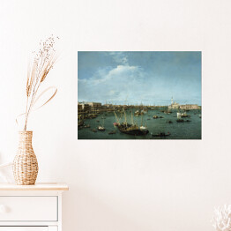 Plakat Canaletto (Giovanni Antonio Canal) - "Bacino di San Marco, Wenecja" - reprodukcja