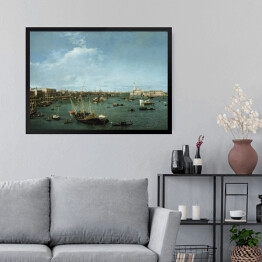 Obraz w ramie Canaletto (Giovanni Antonio Canal) - "Bacino di San Marco, Wenecja" - reprodukcja