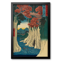 Obraz w ramie Utugawa Hiroshige Nishiki e. Reprodukcja obrazu