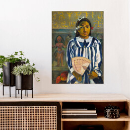 Plakat samoprzylepny Paul Gauguin Przodkowie Tehamany. Reprodukcja