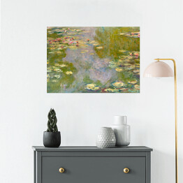 Plakat Claude Monet Nenufary (Lilie wodne). Reprodukcja obrazu