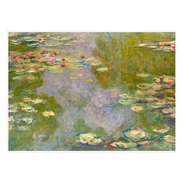 Plakat samoprzylepny Claude Monet Nenufary (Lilie wodne). Reprodukcja obrazu