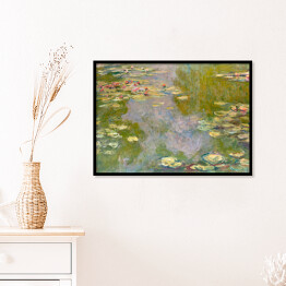 Plakat w ramie Claude Monet Nenufary (Lilie wodne). Reprodukcja obrazu