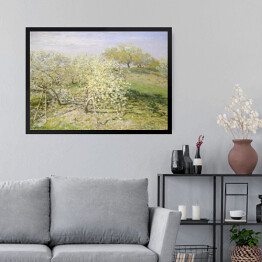 Obraz w ramie Claude Monet Wiosna Kwitnące drzewa owocowe Reprodukcja obrazu