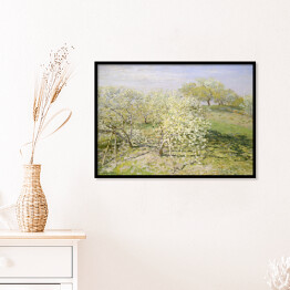 Plakat w ramie Claude Monet Wiosna Kwitnące drzewa owocowe Reprodukcja obrazu