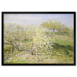 Obraz klasyczny Claude Monet Wiosna Kwitnące drzewa owocowe Reprodukcja obrazu
