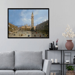 Plakat w ramie Canaletto "Piazza San Marco"