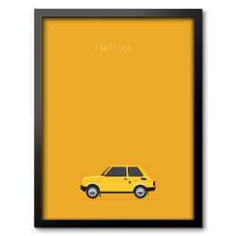 Obraz w ramie Polskie samochody - FIAT 126p