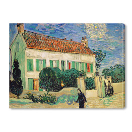 Vincent van Gogh "Biały dom w nocy" - reprodukcja