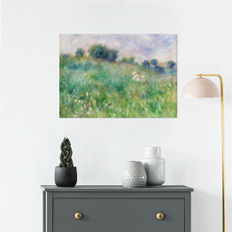 Plakat samoprzylepny Auguste Renoir La Prairie. Łąka. Reprodukcja
