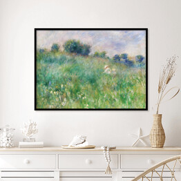 Plakat w ramie Auguste Renoir La Prairie. Łąka. Reprodukcja