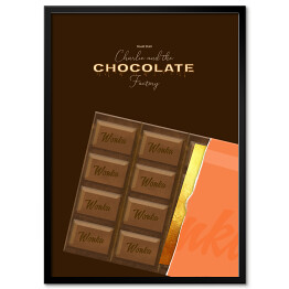 Obraz klasyczny "Charlie i fabryka czekolady" - ilustracja