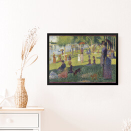 Obraz w ramie Georges Seurat "Niedzielne popołudnie na wyspie Grande Jatte" - reprodukcja