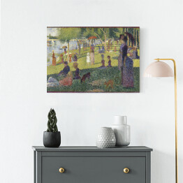 Obraz na płótnie Georges Seurat "Niedzielne popołudnie na wyspie Grande Jatte" - reprodukcja