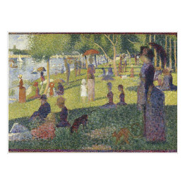 Georges Seurat "Niedzielne popołudnie na wyspie Grande Jatte" - reprodukcja