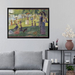 Obraz w ramie Georges Seurat "Niedzielne popołudnie na wyspie Grande Jatte" - reprodukcja