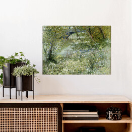 Plakat samoprzylepny Vincent van Gogh Brzeg rzeki wiosną. Reprodukcja