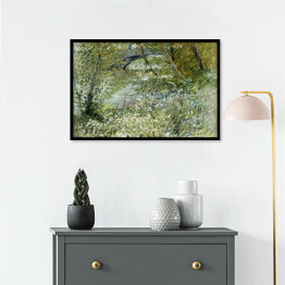 Plakat w ramie Vincent van Gogh Brzeg rzeki wiosną. Reprodukcja