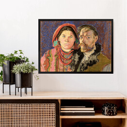 Obraz w ramie Stanisław Wyspiański "Autoportret z żoną"