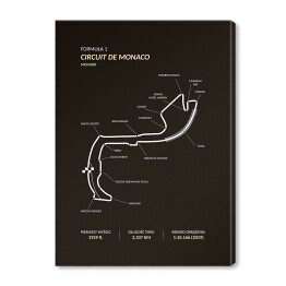Obraz na płótnie Circuit De Monaco - Tory wyścigowe Formuły 1