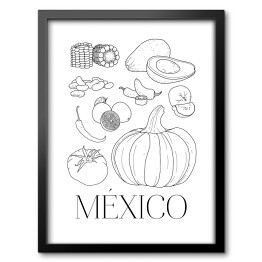 Obraz w ramie Kuchnie świata - kuchnia meksykańska