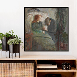 Plakat w ramie Edvard Munch Chore dziecko Reprodukcja obrazu