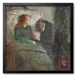 Obraz w ramie Edvard Munch Chore dziecko Reprodukcja obrazu