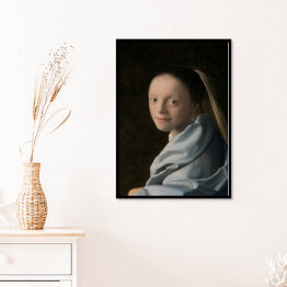 Plakat w ramie Jan Vermeer Portret dziewczyny Reprodukcja