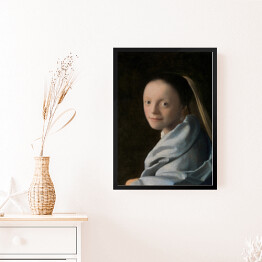 Obraz w ramie Jan Vermeer Portret dziewczyny Reprodukcja
