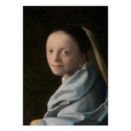 Plakat Jan Vermeer Portret dziewczyny Reprodukcja
