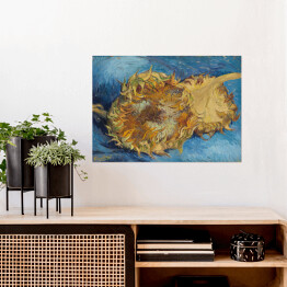 Plakat samoprzylepny Vincent van Gogh Słoneczniki. Reprodukcja