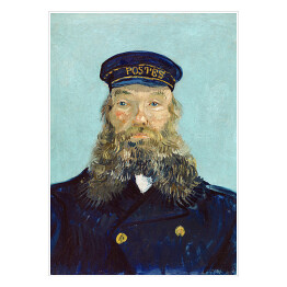 Plakat samoprzylepny Vincent van Gogh Portret listonosza Roulina. Reprodukcja