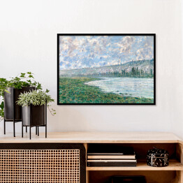 Plakat w ramie Claude Monet Sekwana w Vetheuil Reprodukcja obrazu