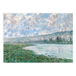 Plakat samoprzylepny Claude Monet Sekwana w Vetheuil Reprodukcja obrazu