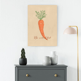 Obraz na płótnie Warzywa - marchew - ilustracja