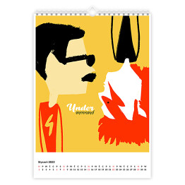 Kalendarz 13-stronicowy Kalendarz z zespołem Queen