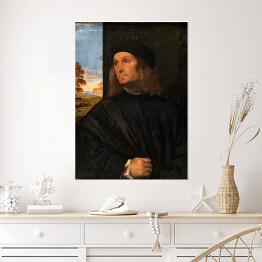 Plakat Tycjan "Portret of the painter Giovanni Bellini"