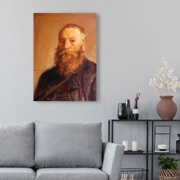 Obraz na płótnie Józef Chełmoński Autoportret Reprodukcja obrazu