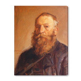 Obraz na płótnie Józef Chełmoński Autoportret Reprodukcja obrazu