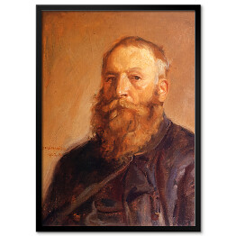 Plakat w ramie Józef Chełmoński Autoportret Reprodukcja obrazu