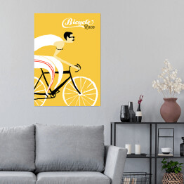 Plakat samoprzylepny Queen - "Bicycle race"