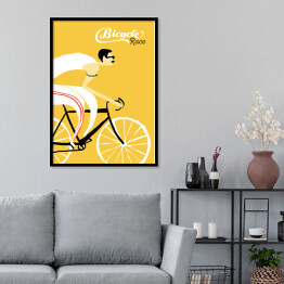 Plakat w ramie Queen - "Bicycle race"