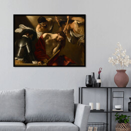 Plakat w ramie Caravaggio "The Crowning with Thorns"
