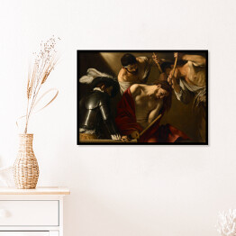 Plakat w ramie Caravaggio "The Crowning with Thorns"