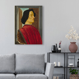 Obraz na płótnie Sandro Botticelli. Giuliano de Medici. Reprodukcja