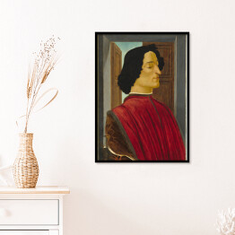 Plakat w ramie Sandro Botticelli. Giuliano de Medici. Reprodukcja